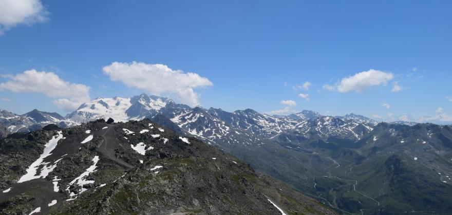 2700m au dessus de Méribel, versant Saulire