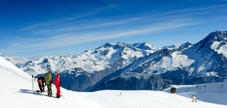Skiing in Méribel this winter